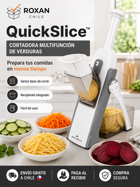 QuickSlice™ | Cortadora Multifunción de Verduras